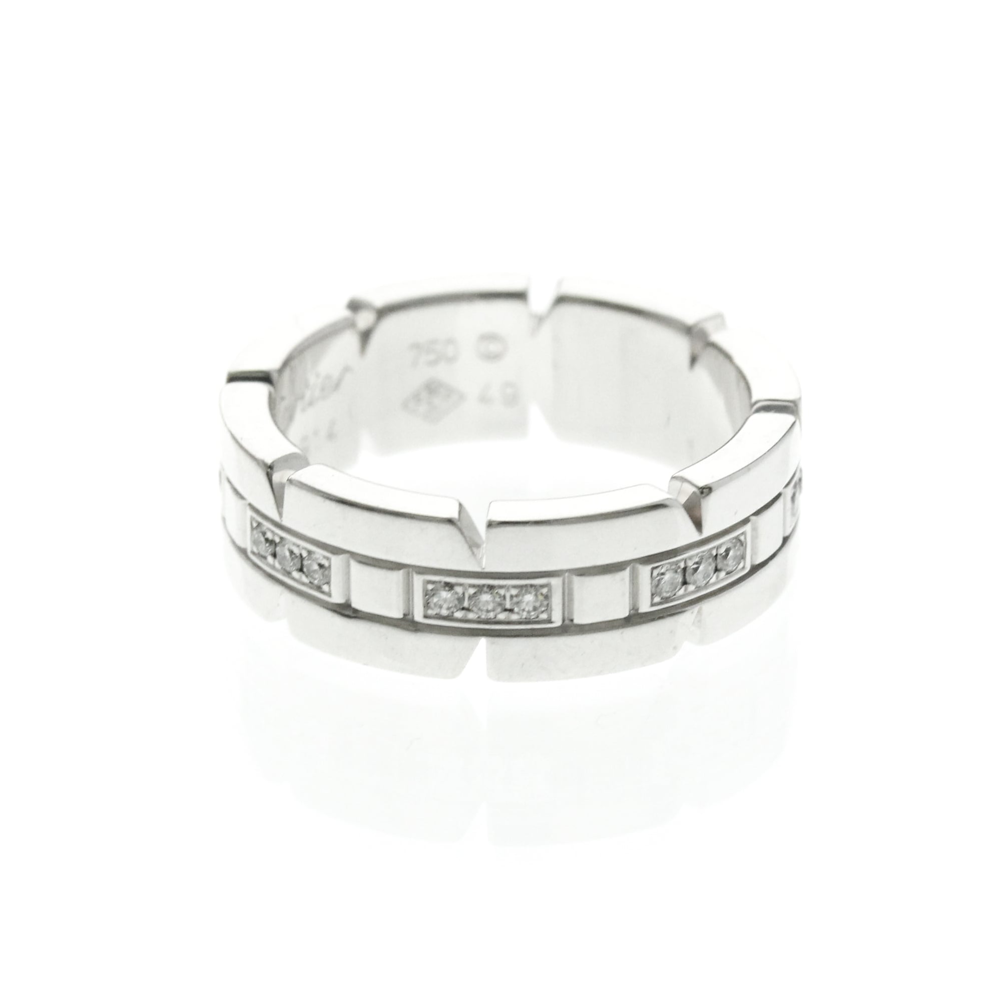 Cartier Tank Française · 18K White Gold · Diamond
