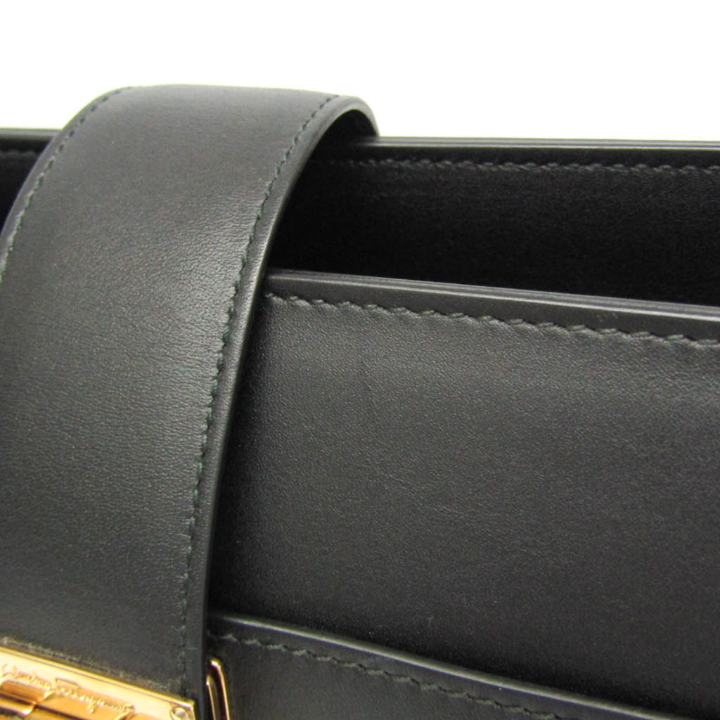 Salvatore Ferragamo Gancini · Leather Tote