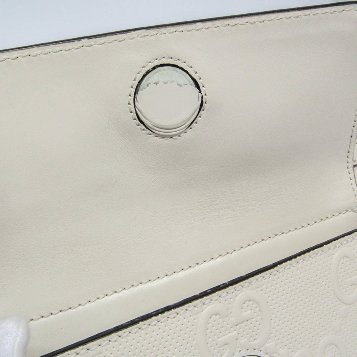 Gucci GG Embossed · Leather Belt Bag
