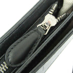 Balenciaga Navy Pochette · Canvas & Leather