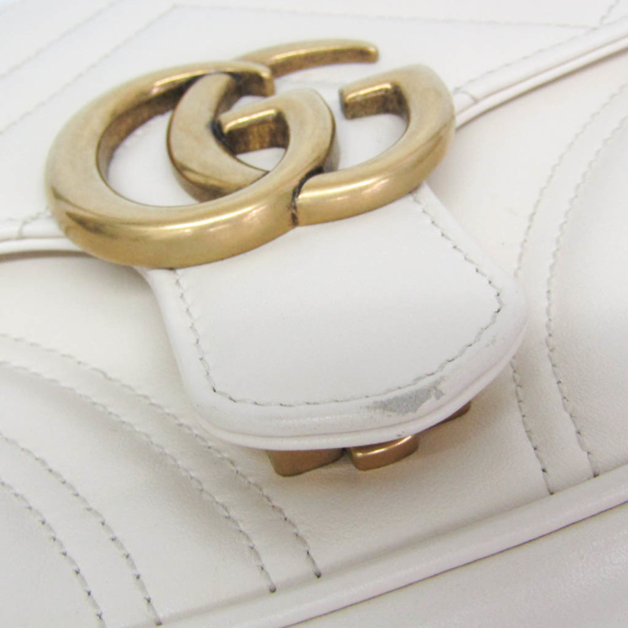 Gucci GG Marmont · Quilted Leather Chain Bag