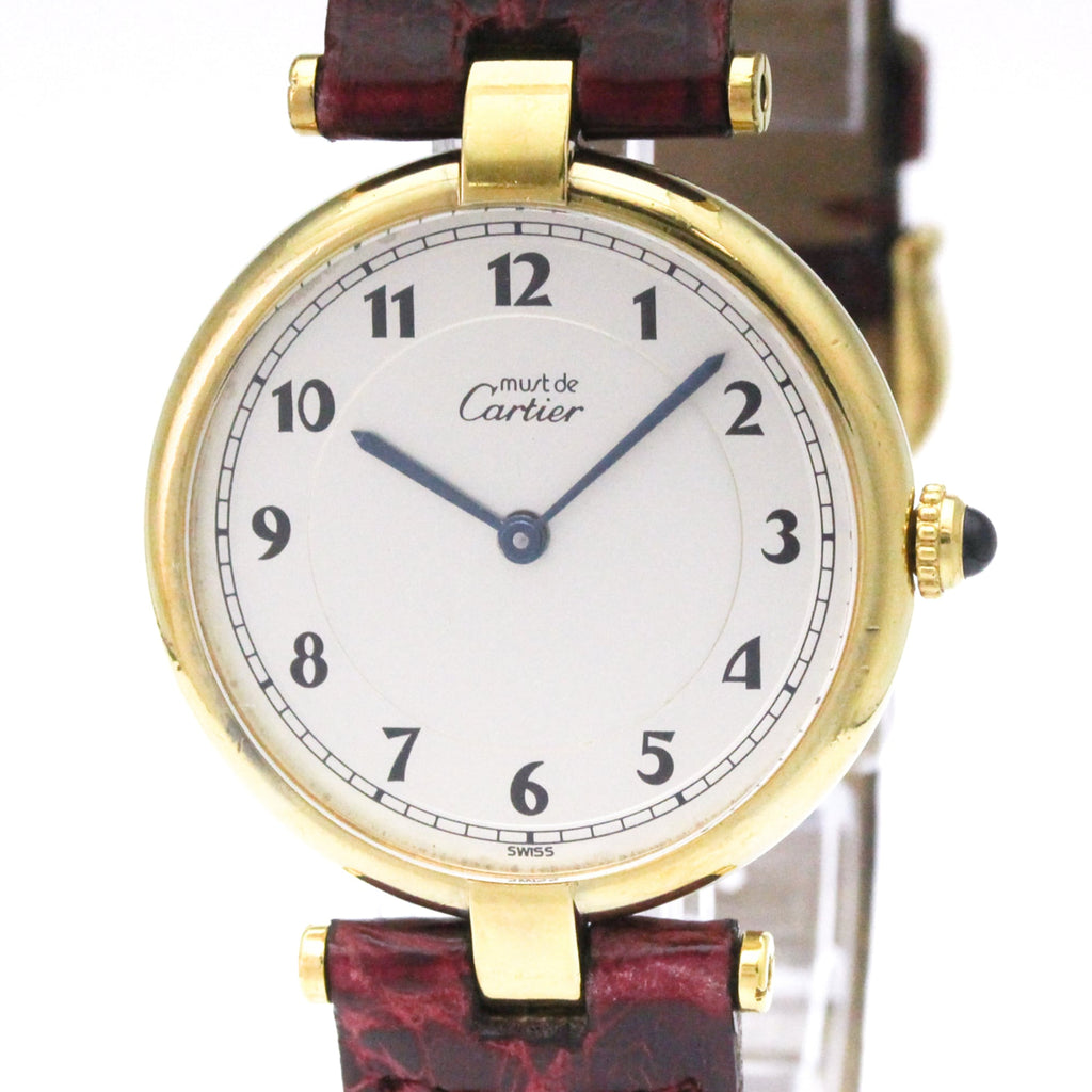 Cartier Must Vendome · Gold Plated · Quartz