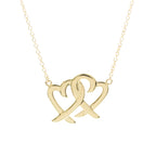 Tiffany Double Loving Heart · 18K Yellow Gold