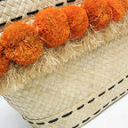 Tory Burch Pom Pom Beach Basket · Straw
