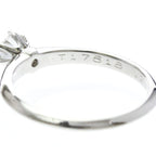 Tiffany Solitaire · Platinum · 0.22ct Diamond