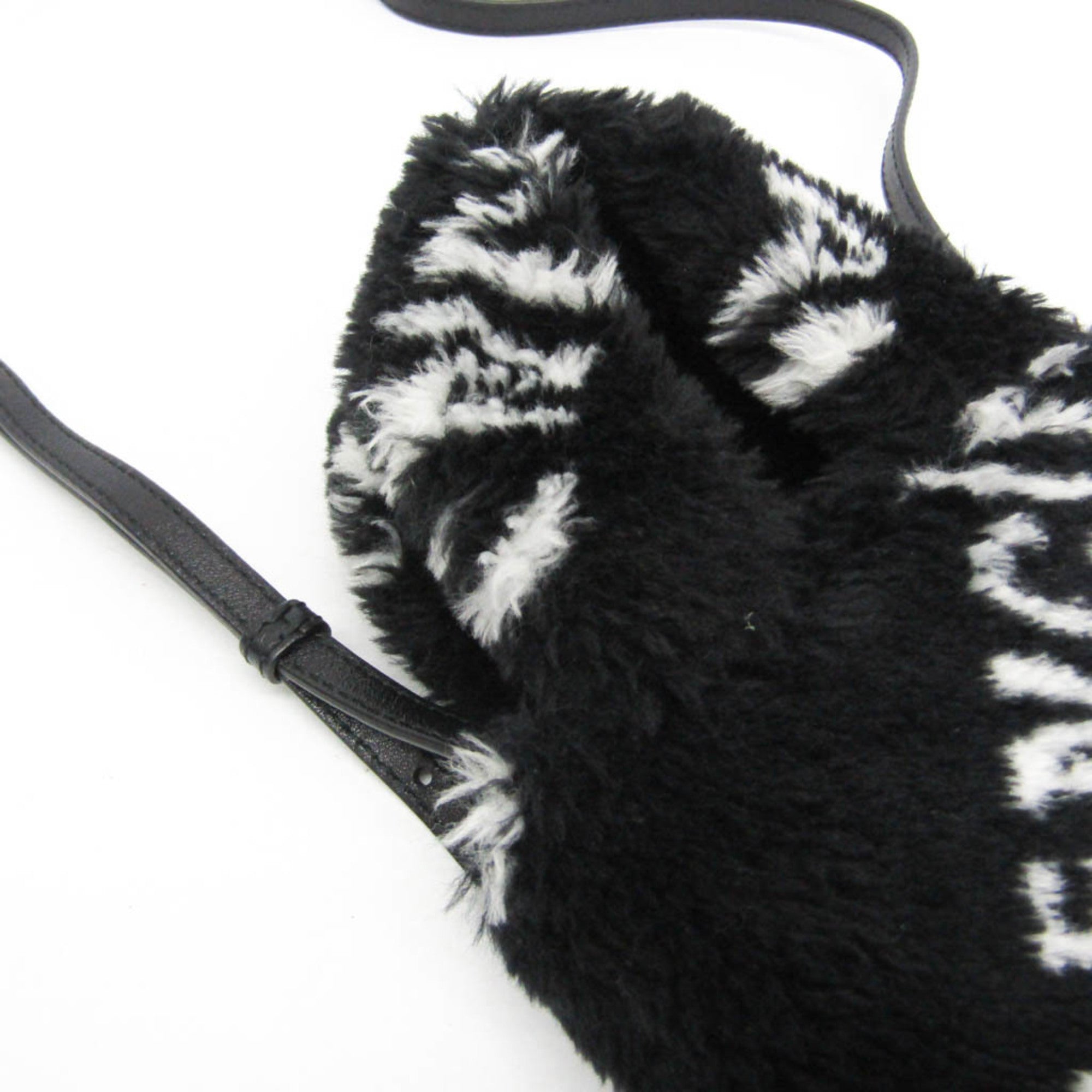 Balenciaga Everyday Phone Holder · Faux Fur