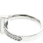 Tiffany T One · 18K White Gold · Diamond · Size 4.5 (EU 51.25)