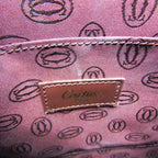 Cartier Must · Leather Shoulder Bag · Bordeaux
