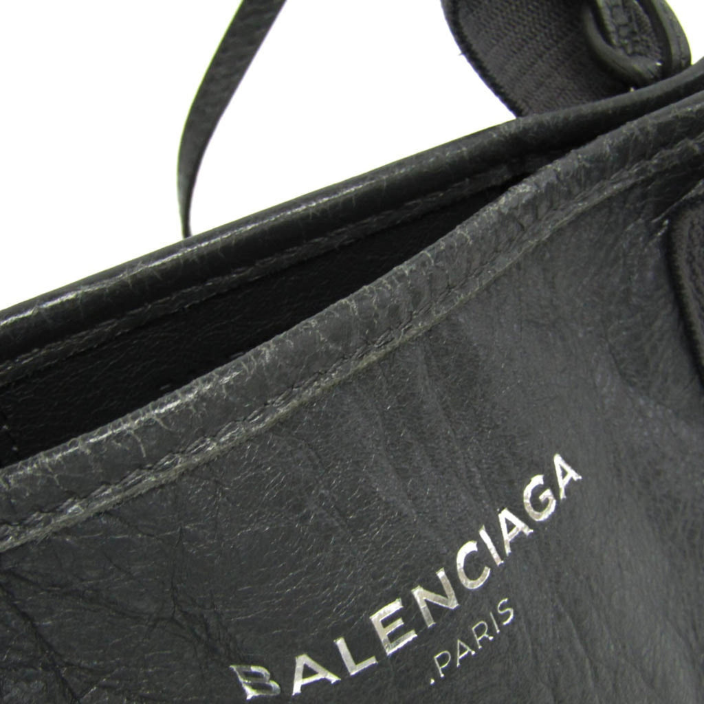 Balenciaga Navy Cabas XS · Leather