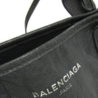 Balenciaga Navy Cabas XS · Leather