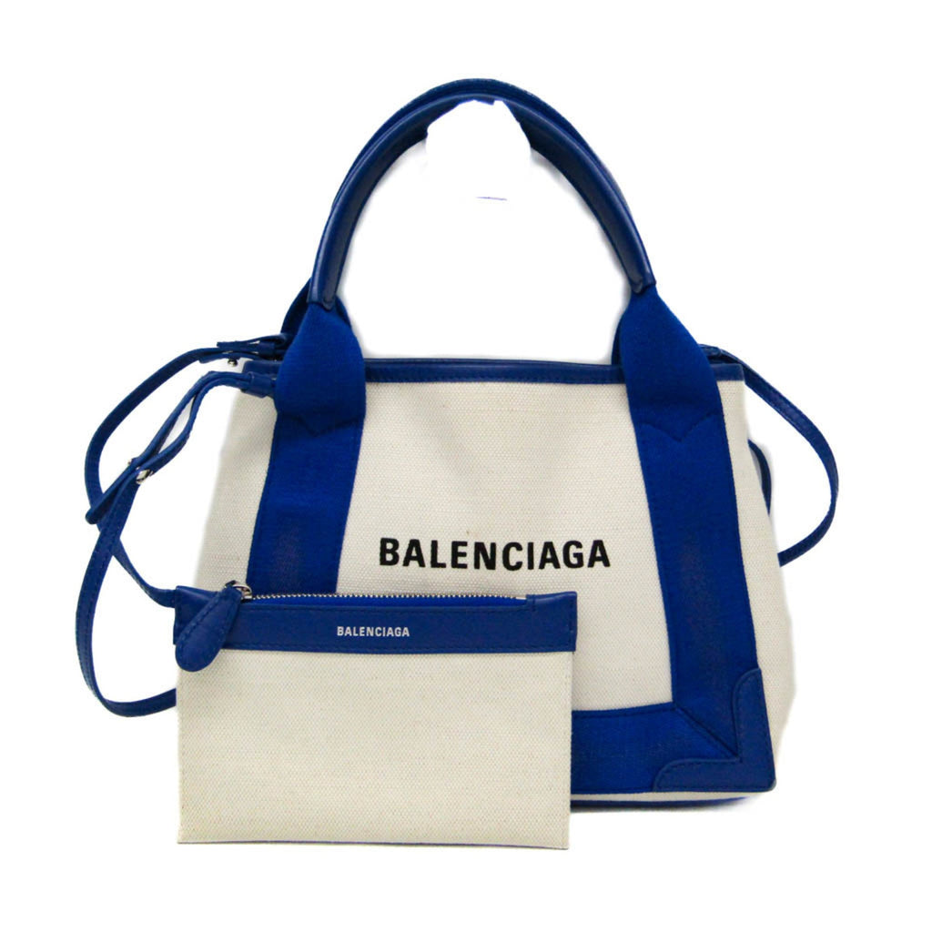 Balenciaga Navy Cabas XS · Canvas