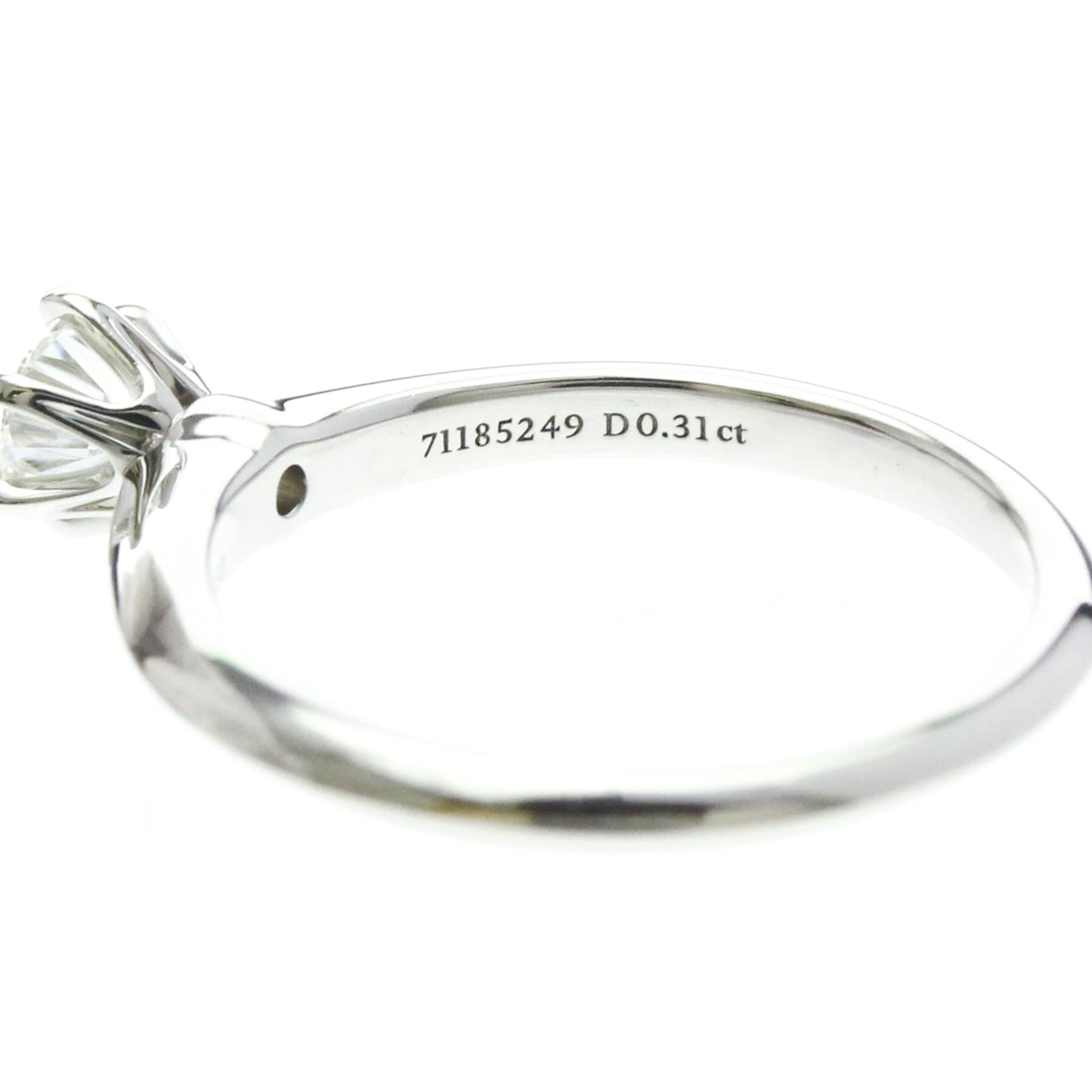 Tiffany Solitaire · 0.31ct Diamond · Platinum