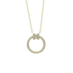 Tiffany T Circle · 18K Yellow Gold · Diamond