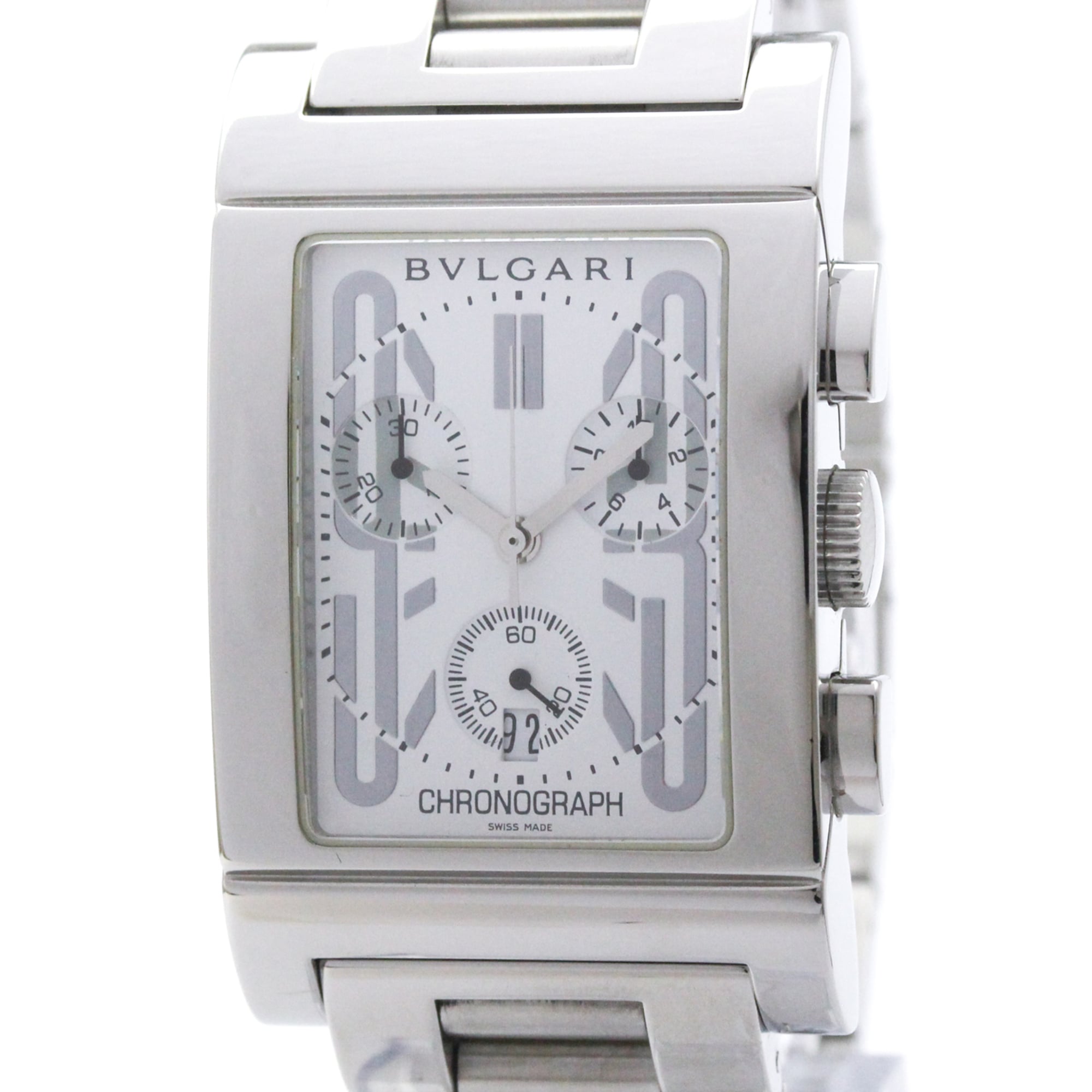 Bvlgari Rettangolo · Steel · Chronograph
