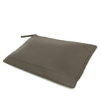 Balenciaga Classic · Greige Leather Clutch