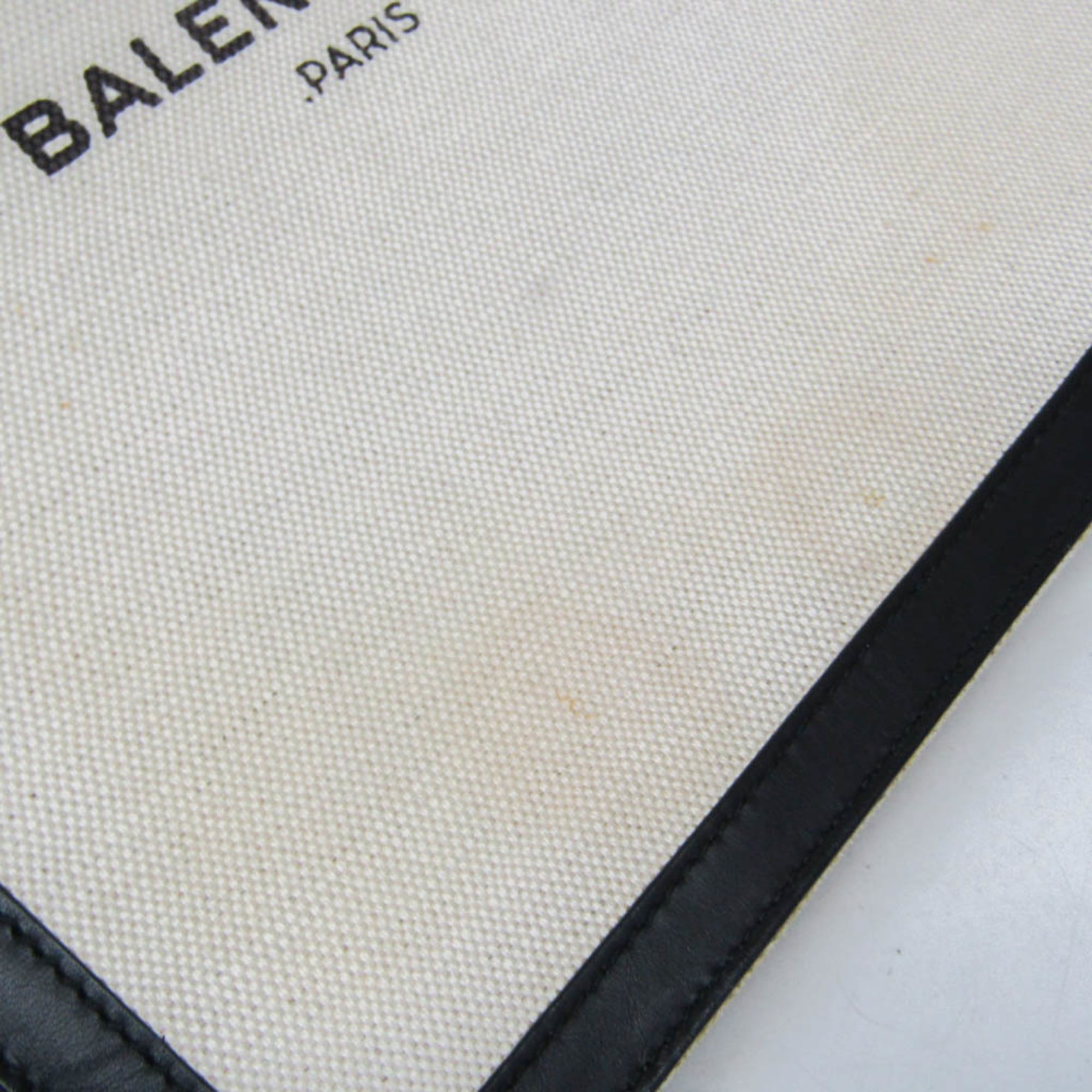 Balenciaga Navy Pochette · Canvas & Leather
