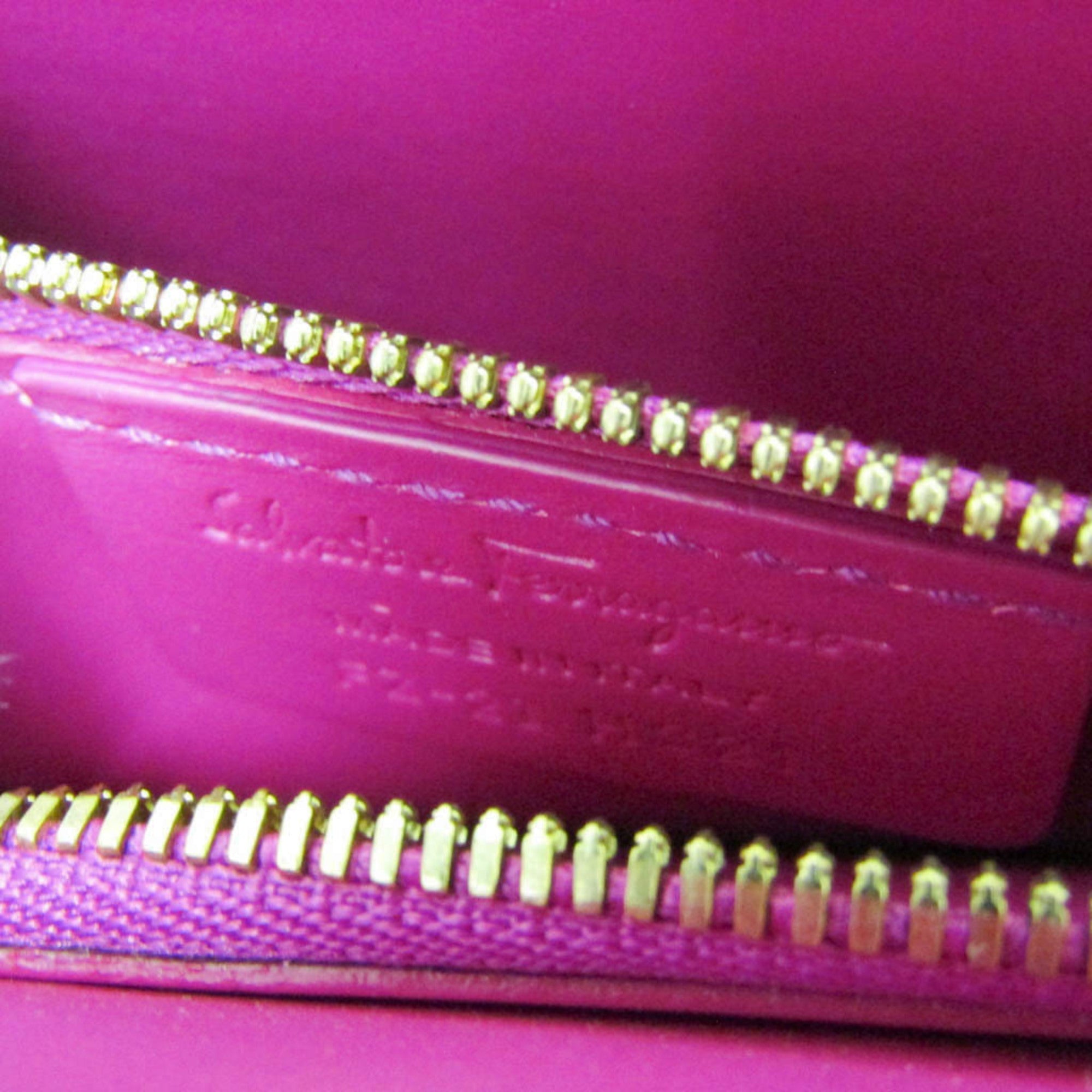 Salvatore Ferragamo Gancini · Lilac Leather