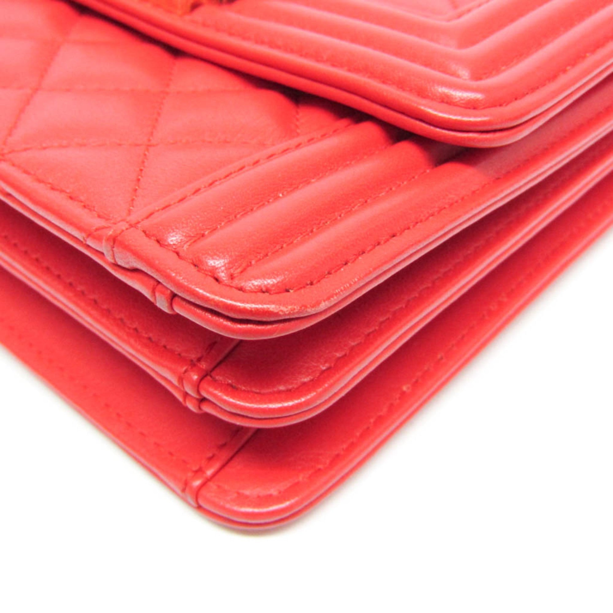 Chanel Boy · Lamb Leather