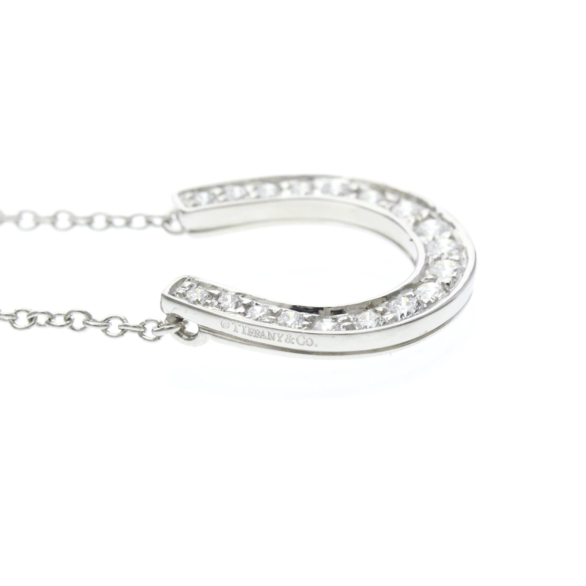 Tiffany Horseshoe · Platinum · Diamond