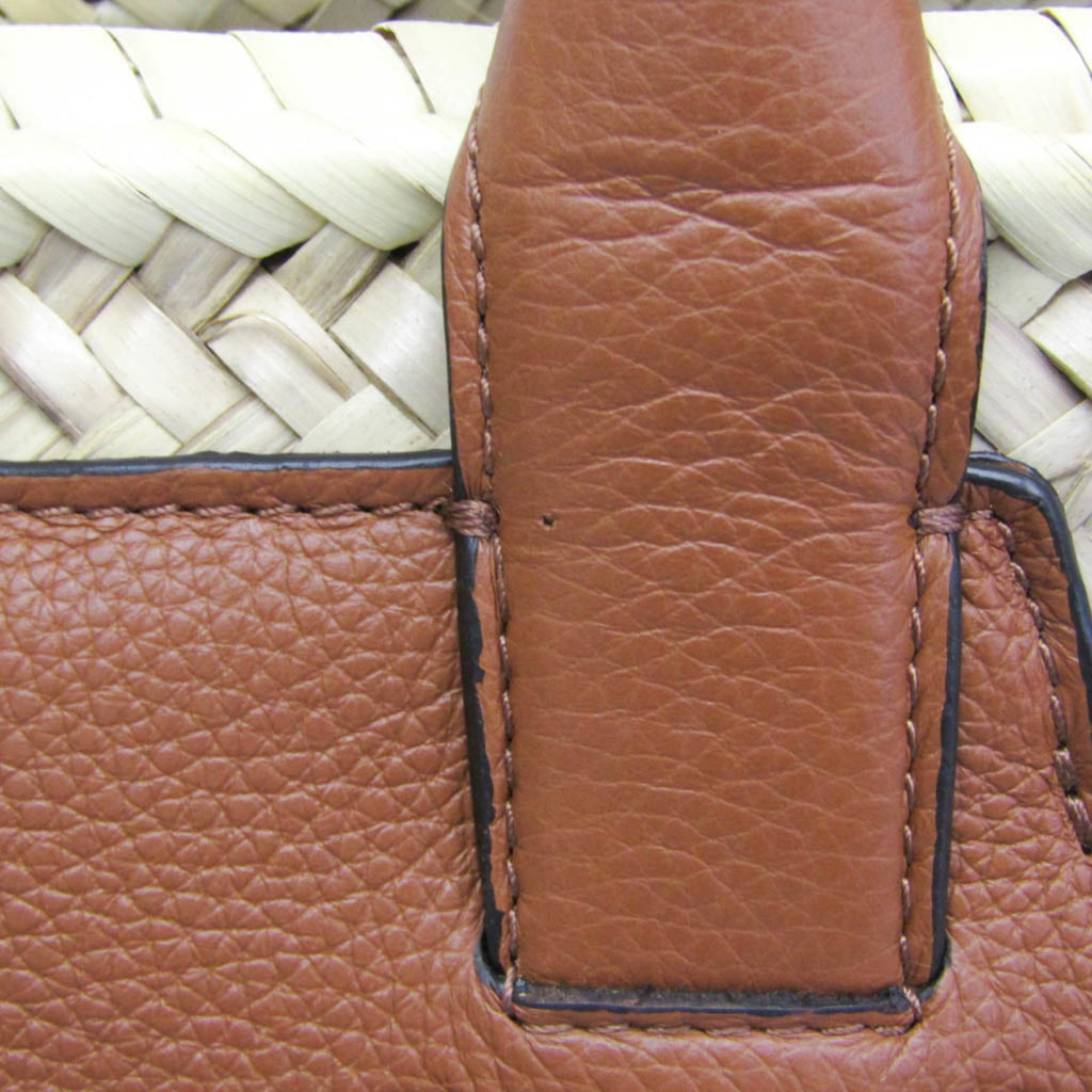 Chloé Marcie Basket · Raffia & Leather