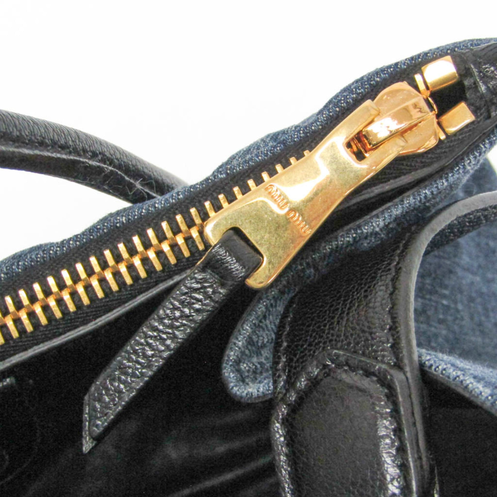 Miu Miu Biker · Denim & Leather