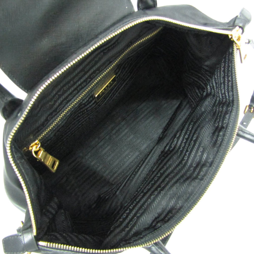 Prada · Nylon & Leather Tote