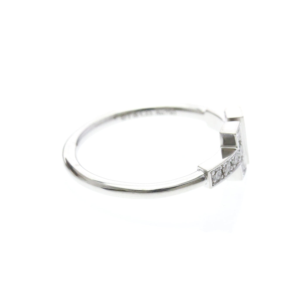Tiffany T Wire · 18K White Gold · Diamond
