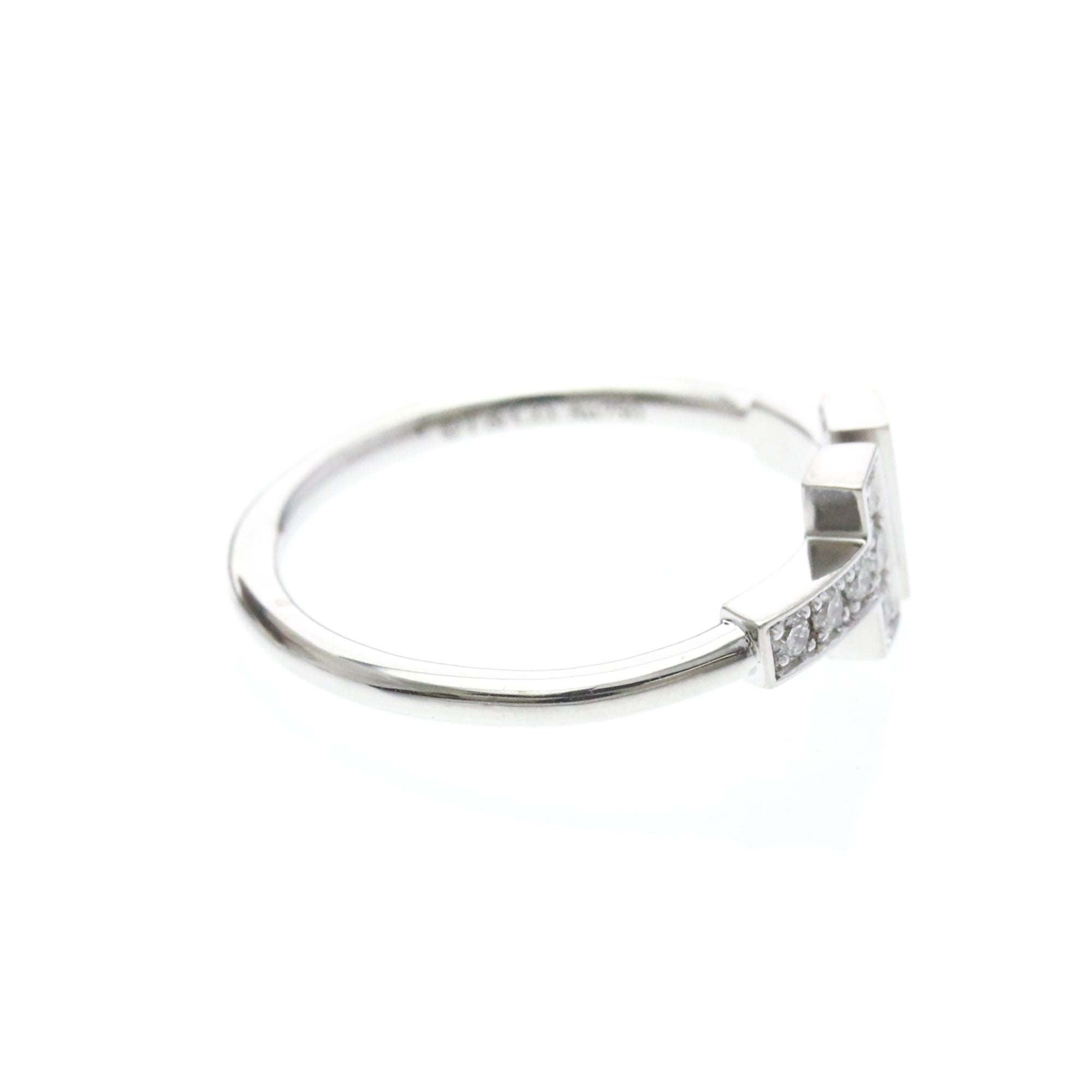 Tiffany T Wire · 18K White Gold · Diamond