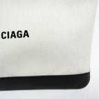 Balenciaga Navy Clip · Canvas Clutch