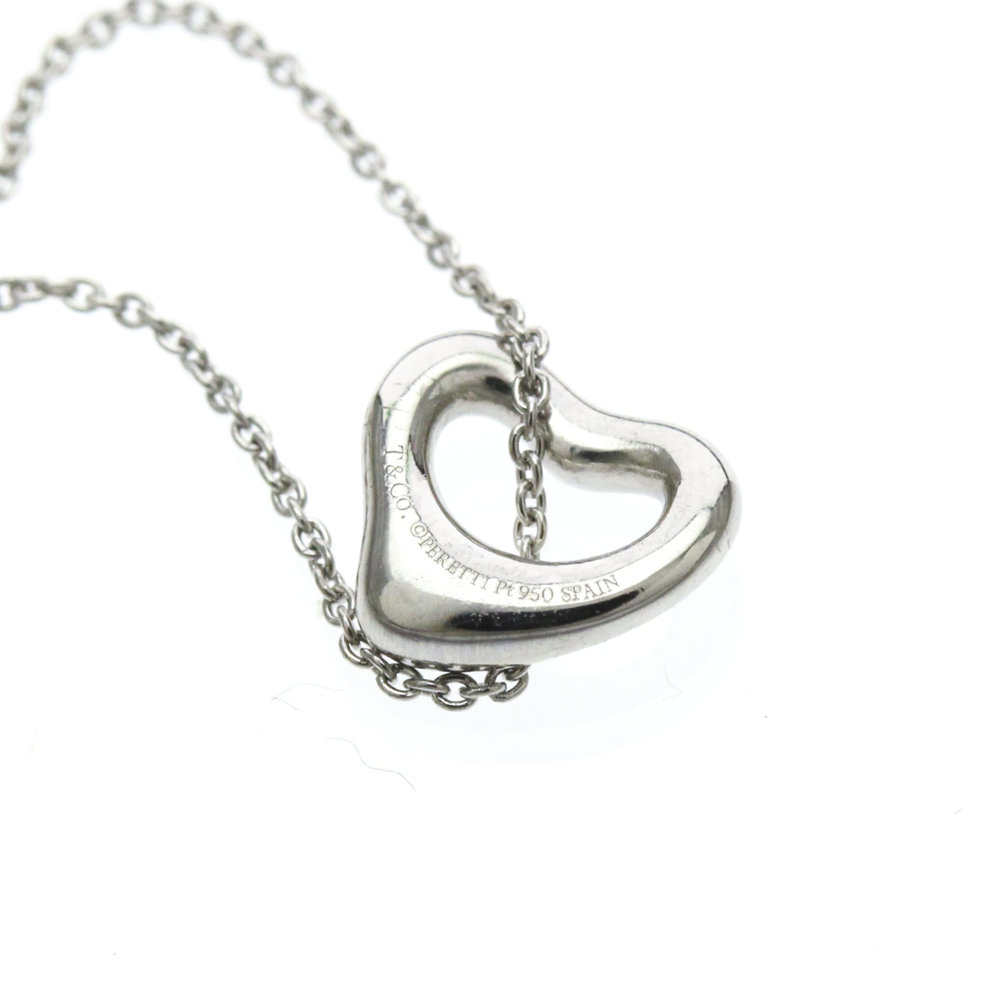 Tiffany Open Heart · Platinum