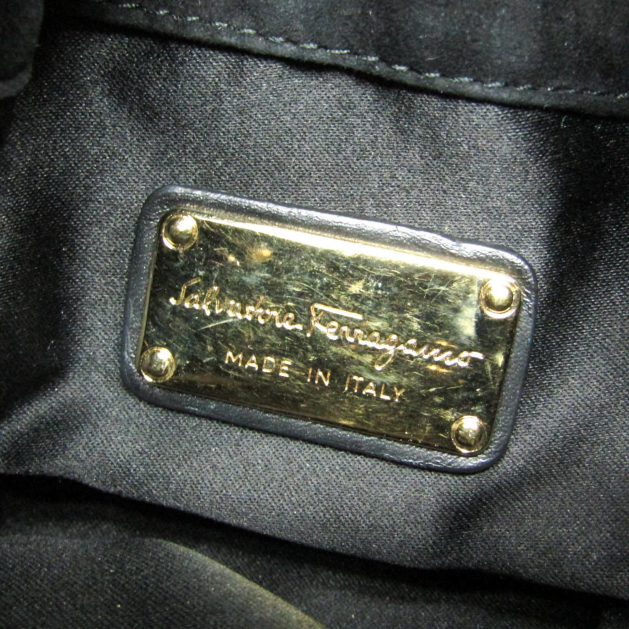 Salvatore Ferragamo Gancini · Suede Leather