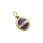 Pomellato Amethyst Charm · 18K Yellow Gold