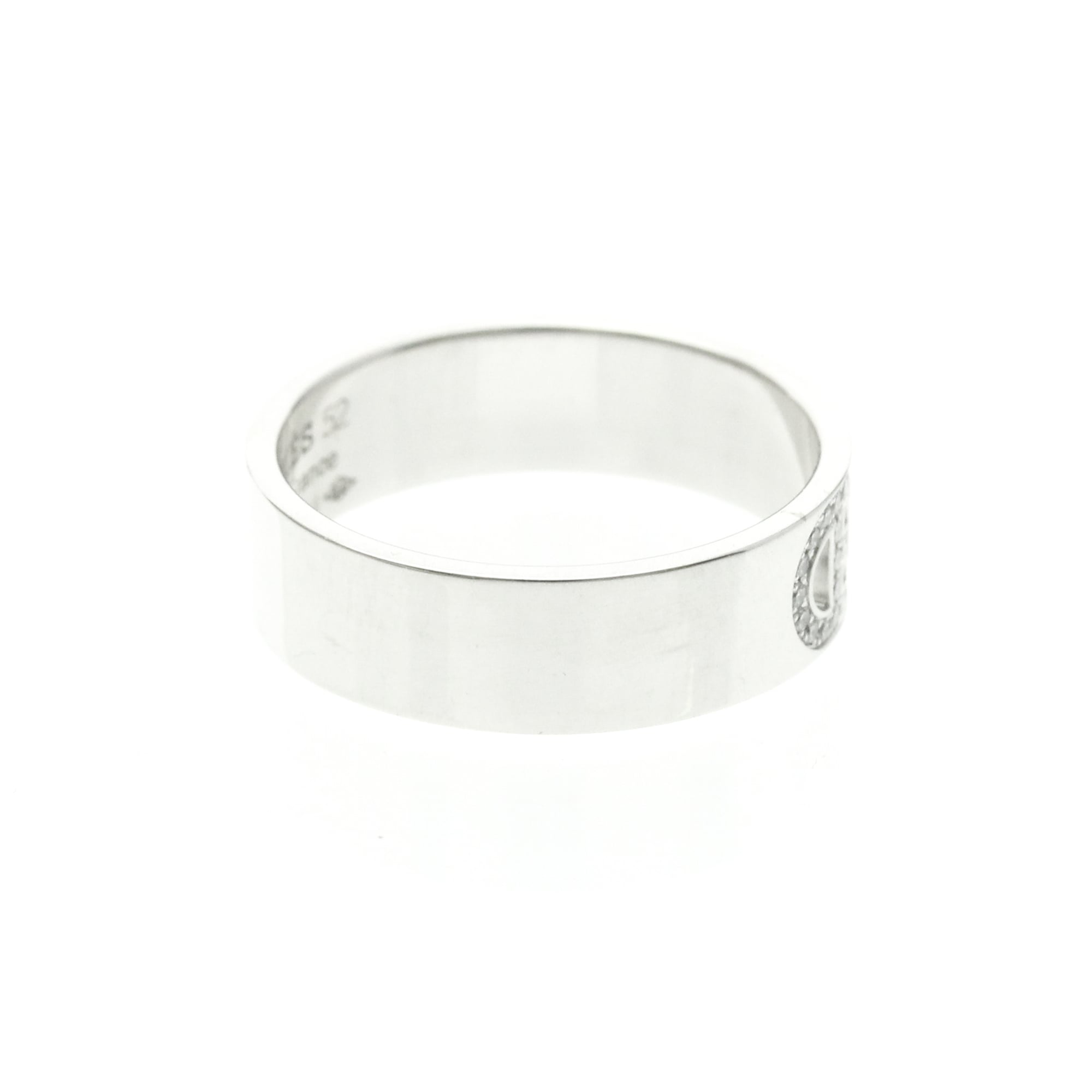 Hermès H d'Ancre · 18K White Gold · Diamond