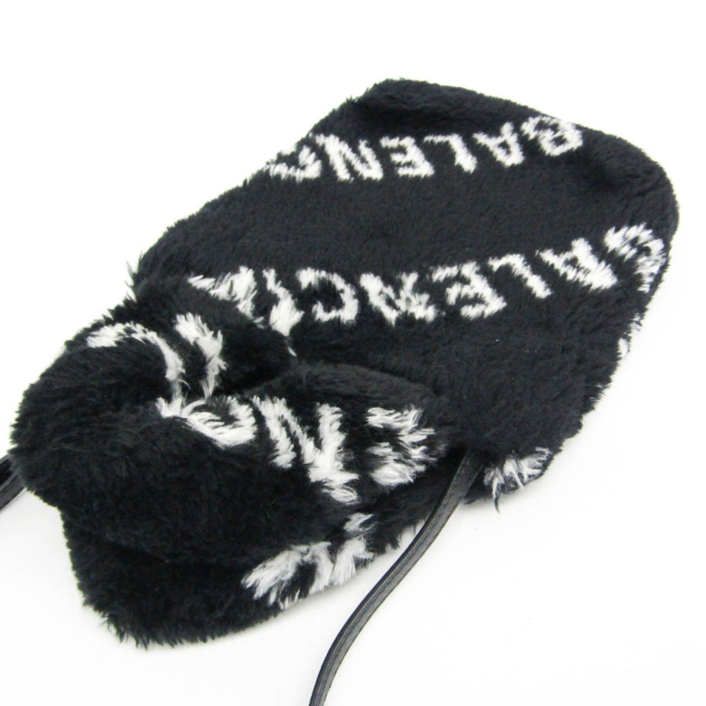 Balenciaga Everyday Phone Holder · Faux Fur