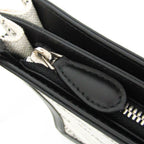 Balenciaga Navy Pochette · Canvas & Leather