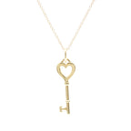 Tiffany Heart Key · Rose Gold Necklace