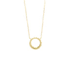 4°C Circle Diamond · 18K Yellow Gold