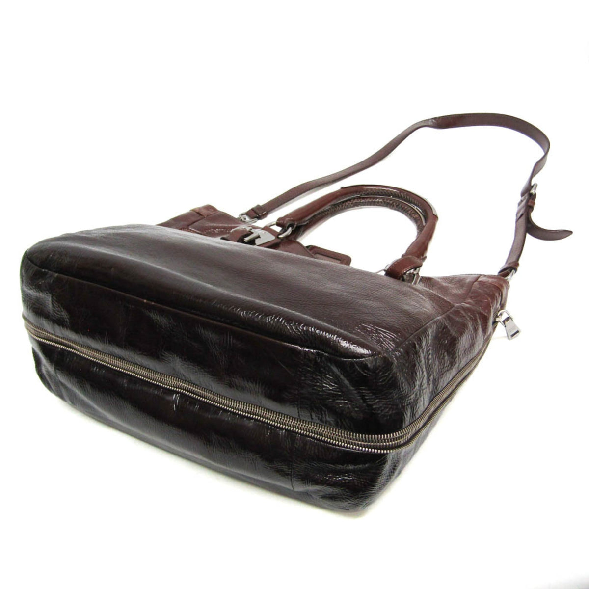 Prada Patent Leather · Metal Hardware