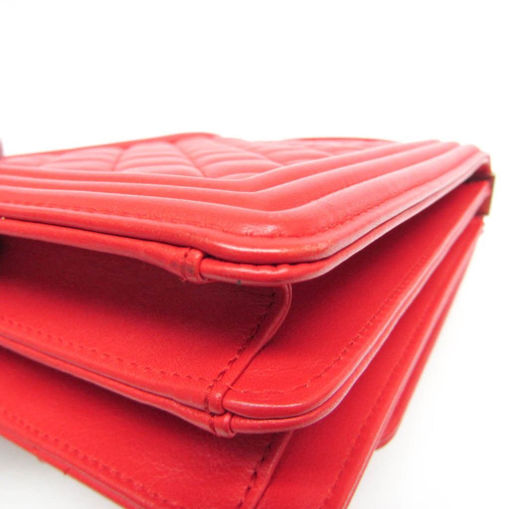Chanel Boy · Lamb Leather