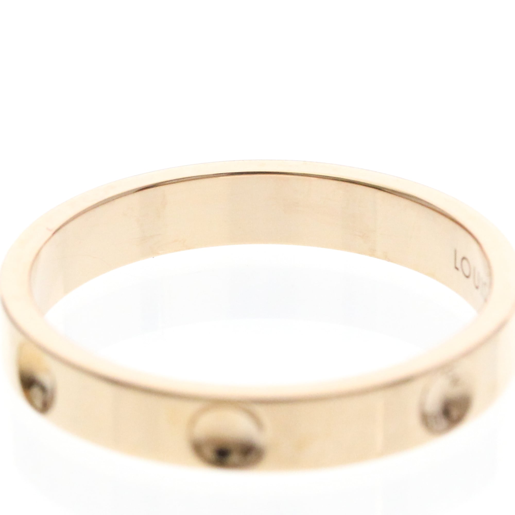 Louis Vuitton Petite Bague Empreinte · Rose Gold