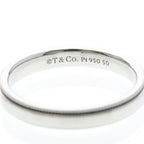Tiffany Milgrain Band Ring · Platinum