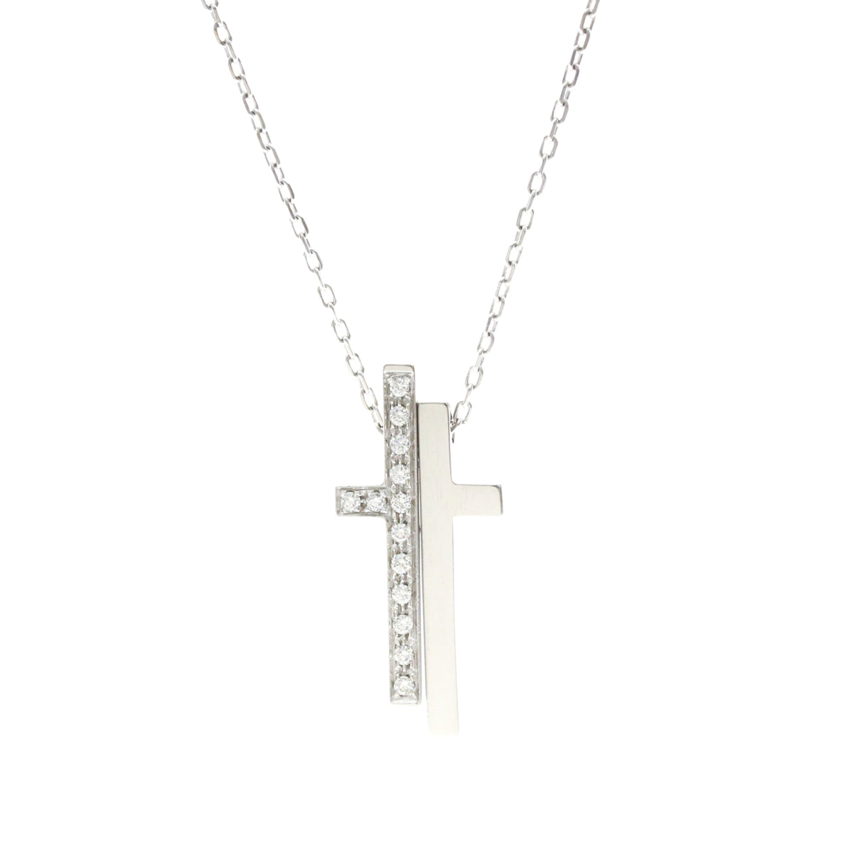 Gucci Diamond Necklace · 18K White Gold