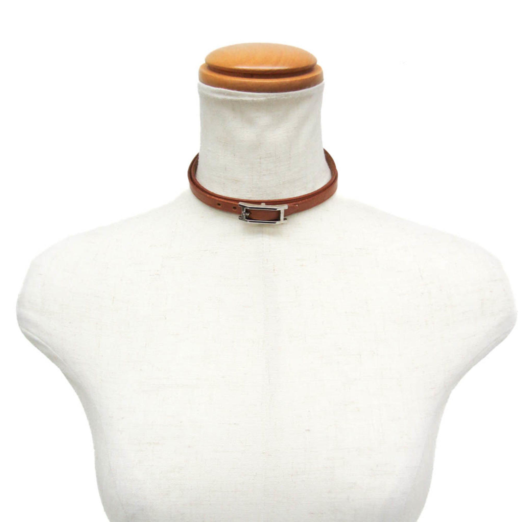 Hermès API III Choker · Leather & Metal