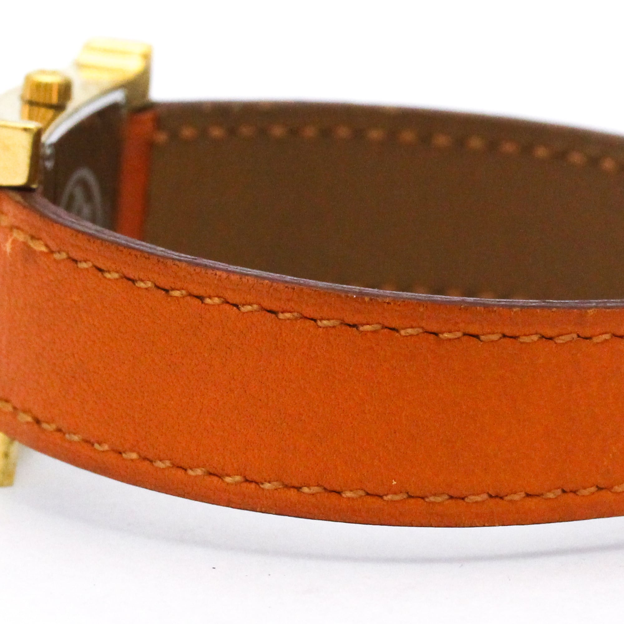 Hermès Heure H · Gold Plated · Quartz