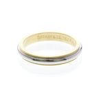 Tiffany Milgrain · Platinum & 18K Yellow Gold