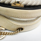Chanel Coco Mark · Round Chain · Leather
