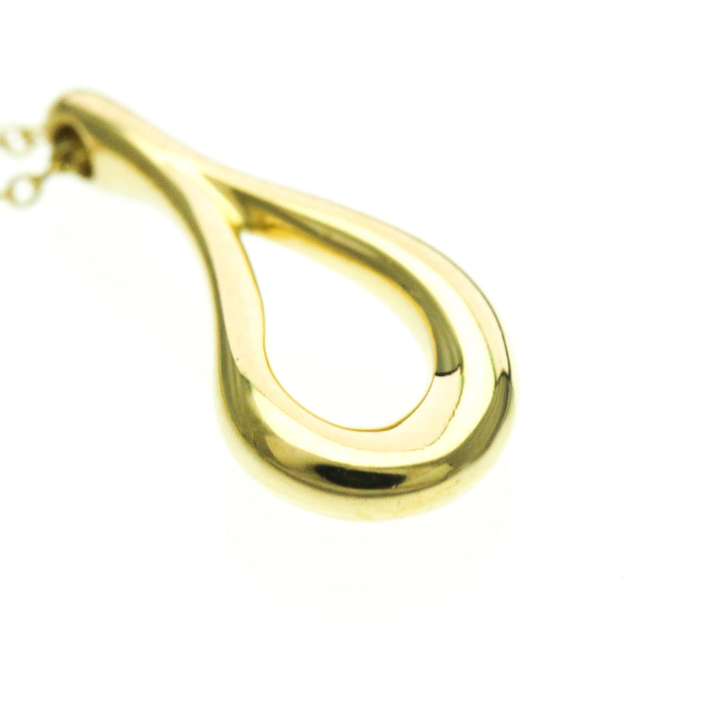 Tiffany Open Teardrop · 18K Yellow Gold