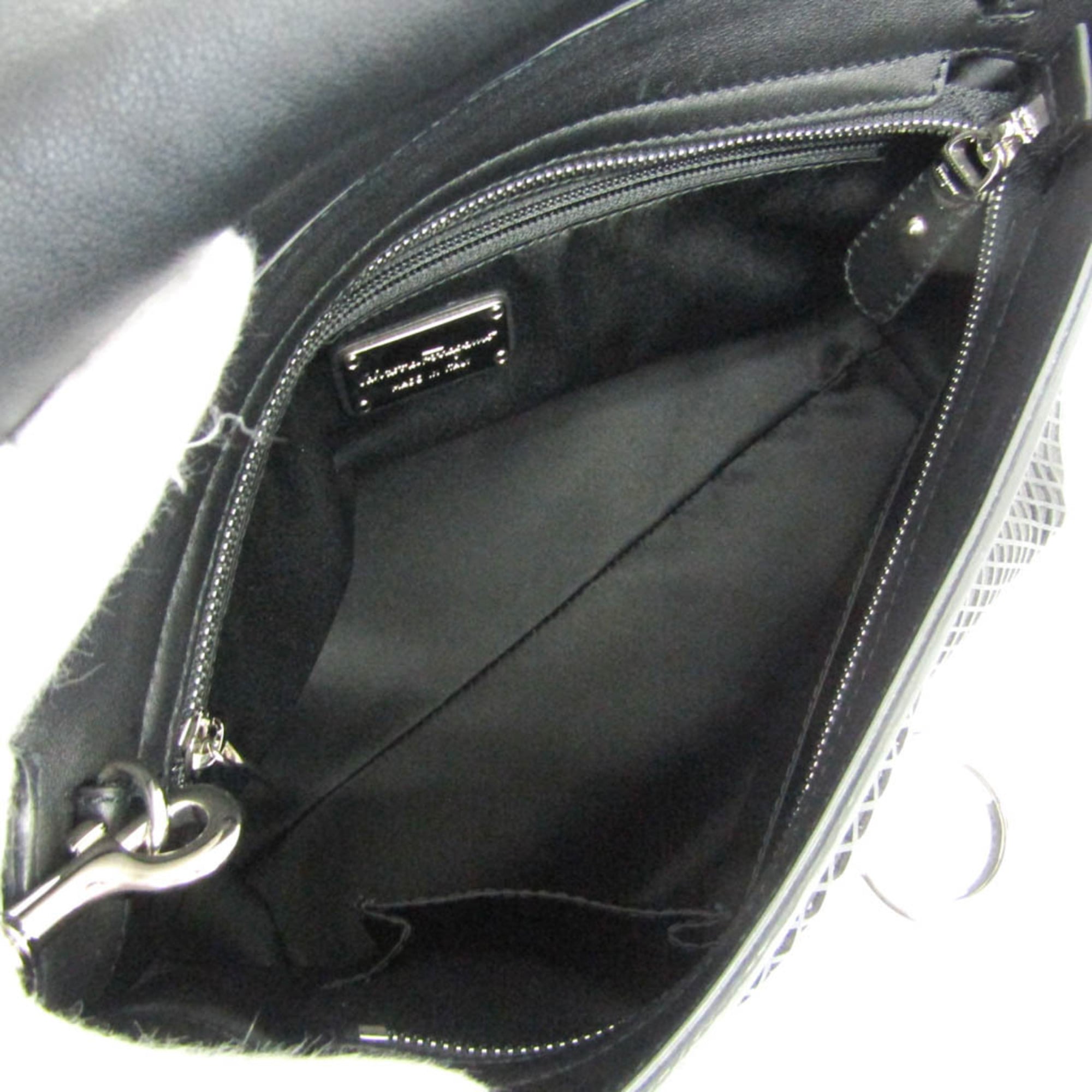 Salvatore Ferragamo Gancini · Punching Leather