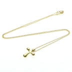 Tiffany Cross Pendant · 18K Yellow Gold