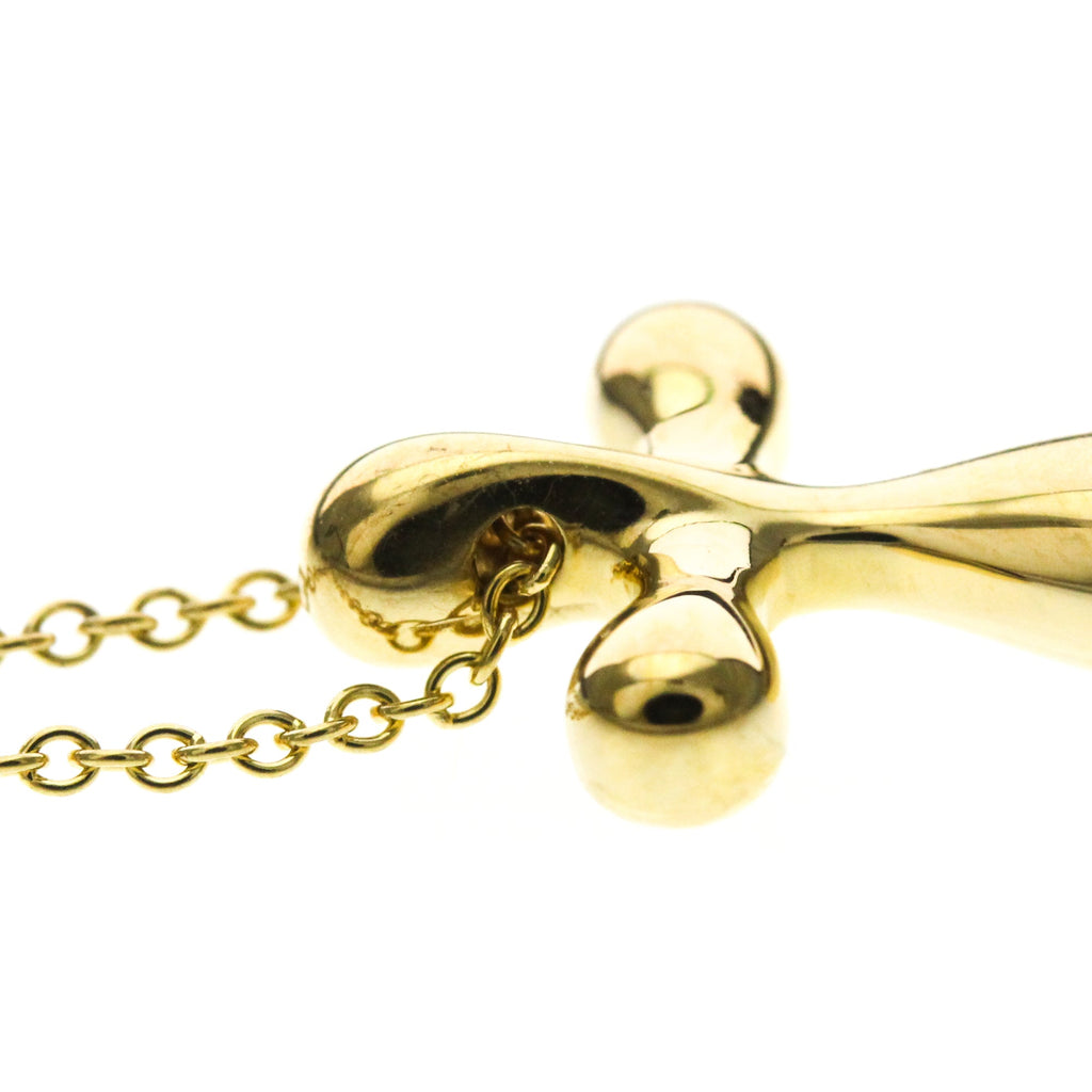 Tiffany Small Cross · 18K Yellow Gold